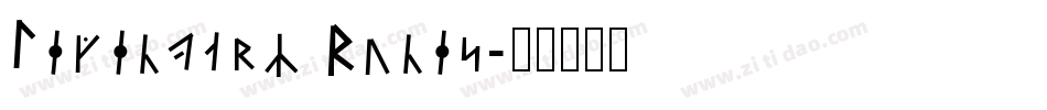 Legendary Runes字体转换